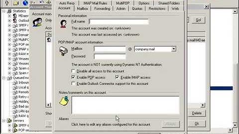 How to Clear Password When Create Mail Account in MDaemon
