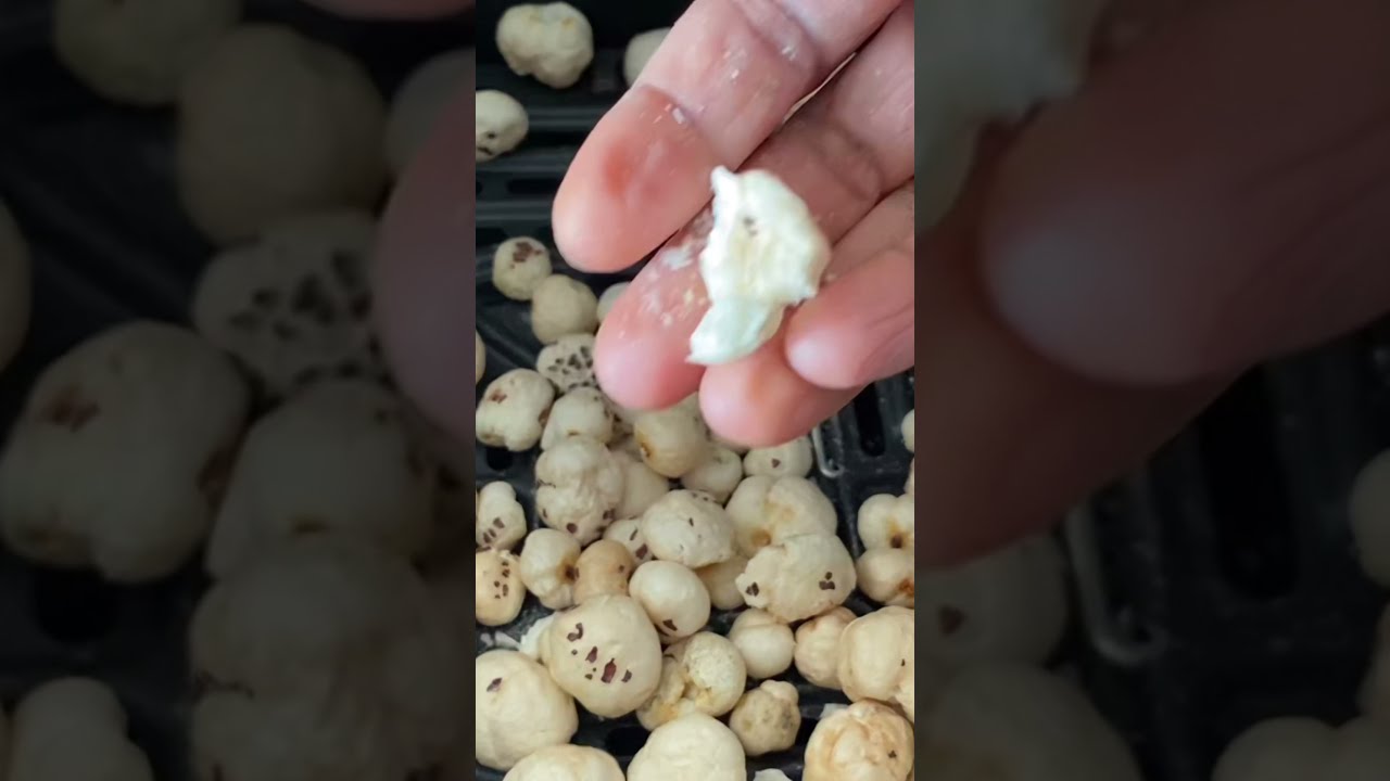 Makhana Kheer Recipe ASMR How To Roast Makhana in Air Fryer / Fox