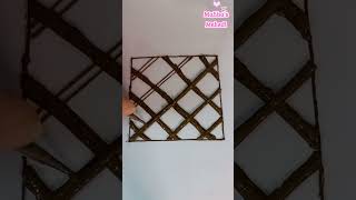 Easy Net Mehendi Design Tutorial | Simple Arabic Mehndi Pattern for Beginners #shorts