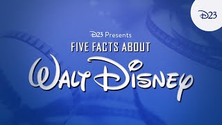 5 Facts about Walt Disney