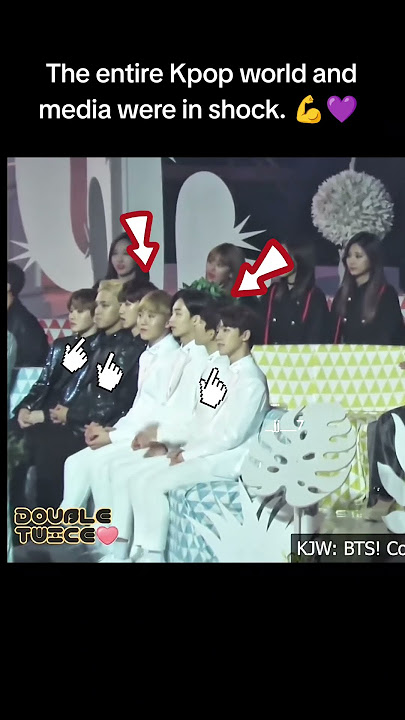 They were ignored.. 3 hours before  victory, reaction of Idols and BTS . MMA 2016 #bts