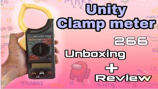 Unity 266 clamp meter unboxing   review.