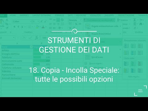 Copia e Incolla Speciale: tutte le opzioni possibili - Excel Facile