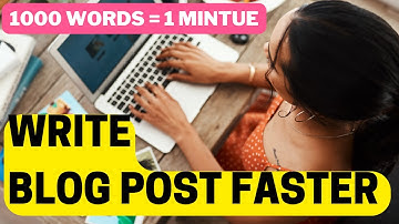 How To Write Blog Posts Faster Without Writing | AI Blog Writing Tools 2022 [Jasper.ai Review]