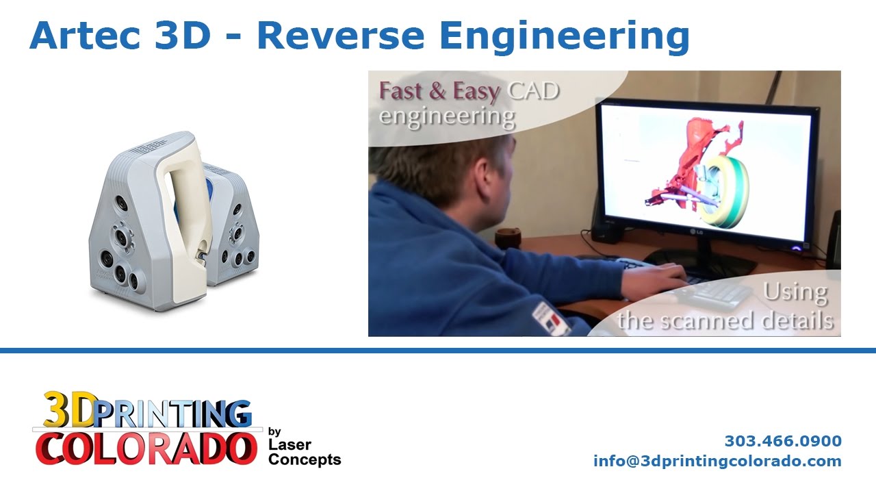 Artec 3D Scanners for Reverse engineering - YouTube