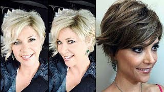LATEST SHORT HAIRCUTS FOR WOMEN OVER 40