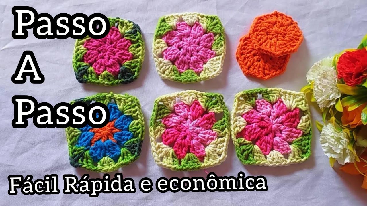 passo a passo dessa flor🌺 rasteira🌺 fácil,rápida e econômica💰💰💰