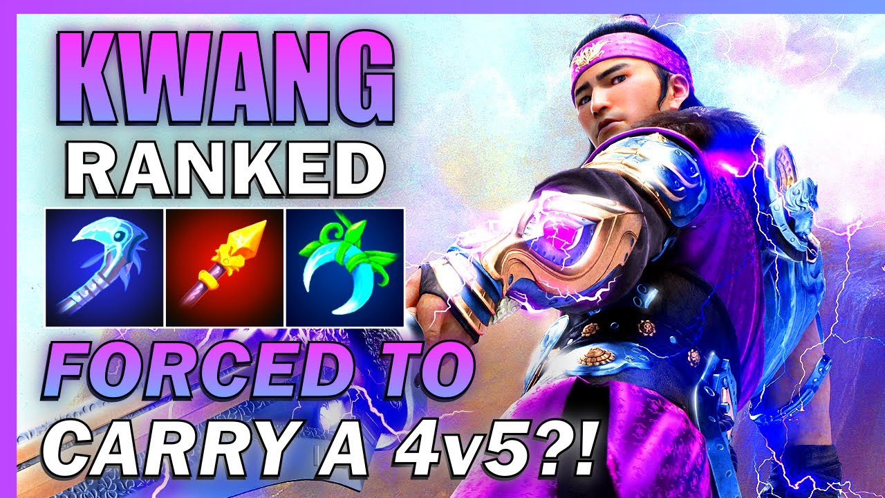 Our jungler forced us to 4v5 (But I HARD CARRY on my BEST HERO!) - Predecessor Kwang Ranked Gameplay