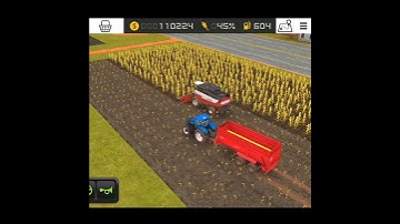 Filling Corn In Trolley In FS 18 | FS18 Gameplay | Farming Simulator 18 | FS18 Timelapse #shorts