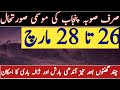 Punjab weather report 26 march pakistan punjab weather today  tonight punjab weather