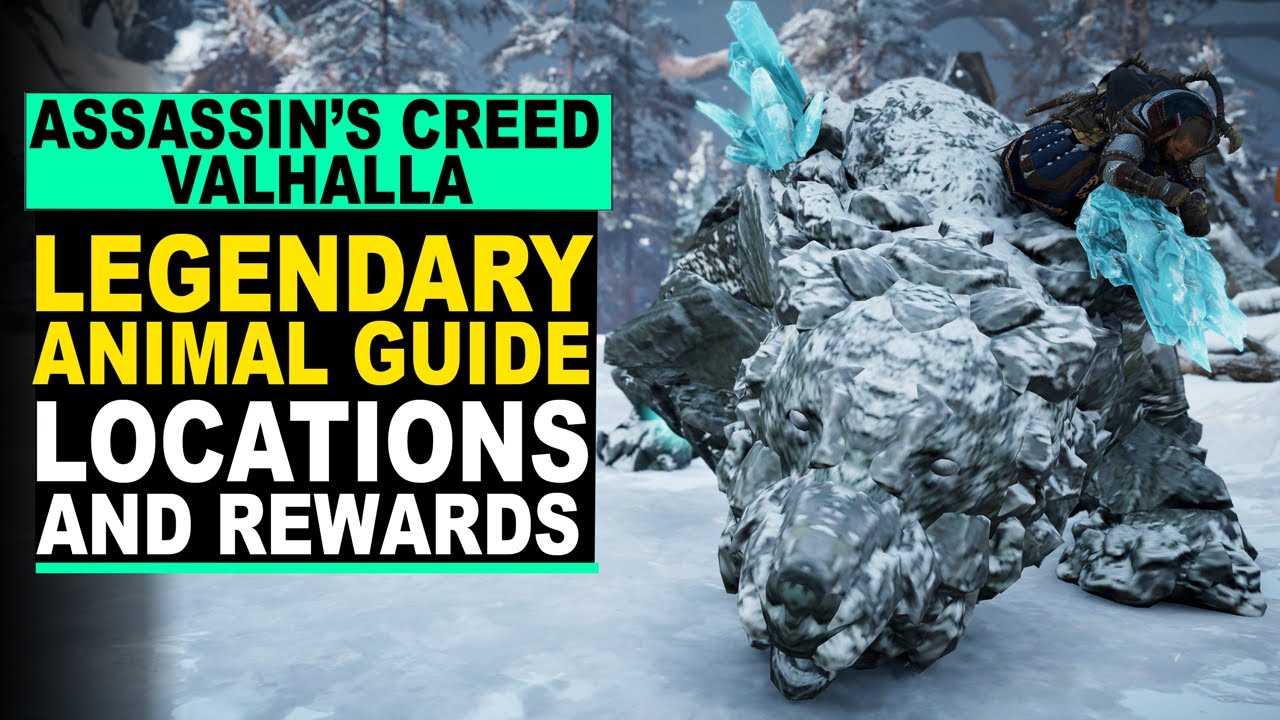 Assassin's Creed Valhalla LEGENDARY ANIMAL Guide Locations and