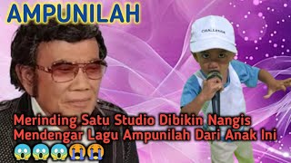 Download Lagu Viral❗Satu Studio Dibikin Nangis Mendengar Lagu Ampunilah Yang Dinyanyikan Anak Ini MP3