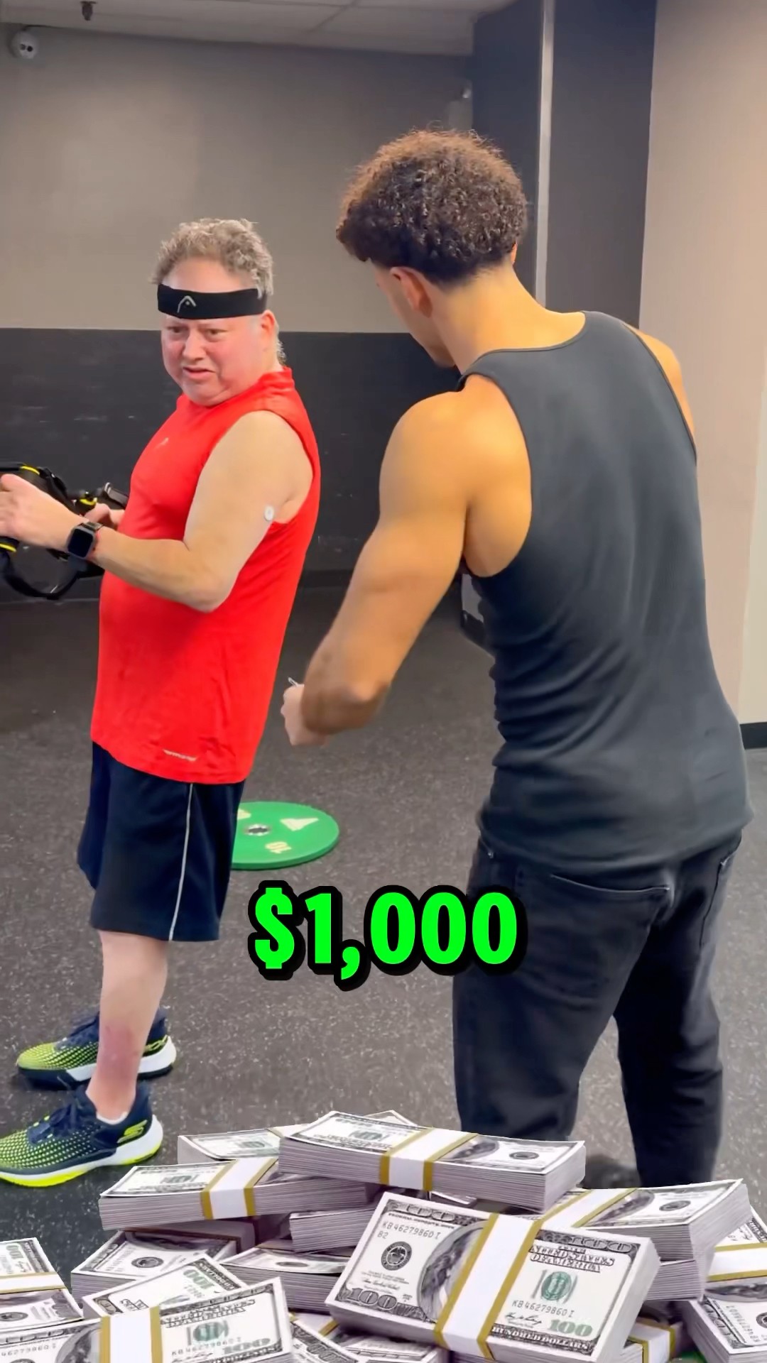 Can he beat at any exercise for $1,000??⁉️