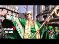 St Patricks Day Dublin awash in green as thousands line streets for annual parade
