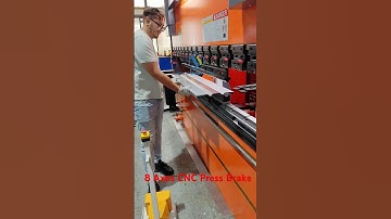 8 Axes 110ton CNC Press Brake 66T Controller #fabrication #steelfab #machine #pressbrake
