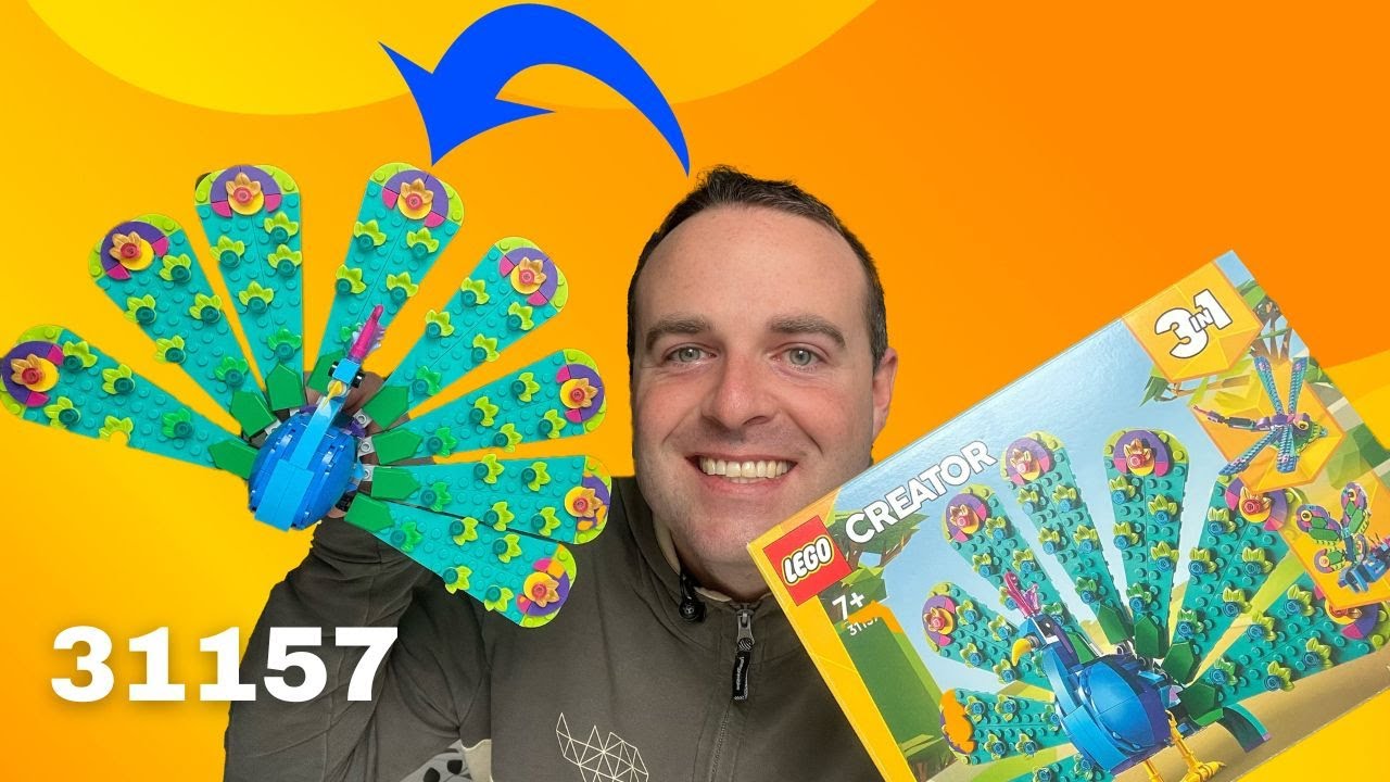 LEGO Exotic Peacock Review | 31157 | Creator 3in1