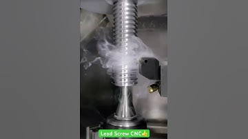 Threading lead screw with CNC lathe 🤓