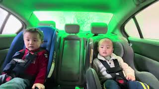 Carwash first time for Kenta. Febuary 2024 in Addison IL