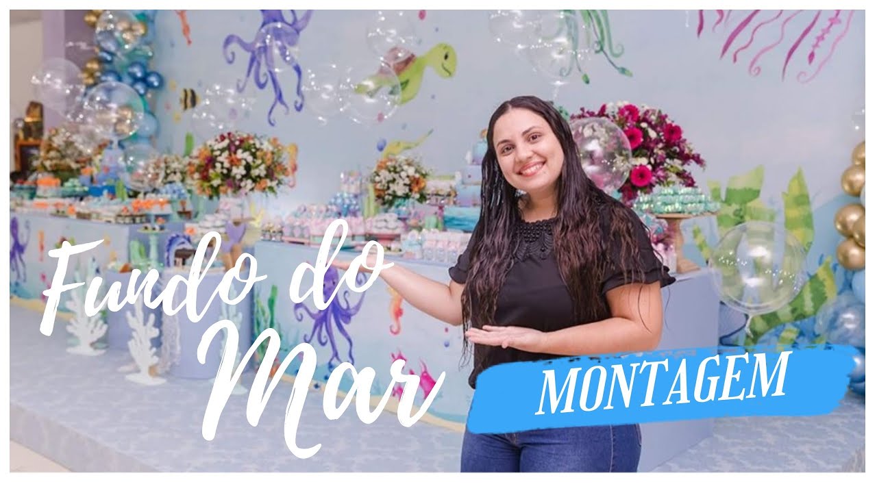 Fundo do Mar Aquarela l Montagem da festa