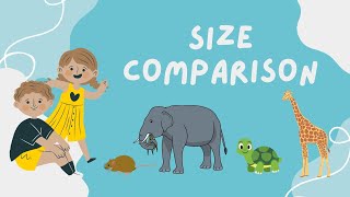 Learn size comparison | Learn English | Learn vocabulary