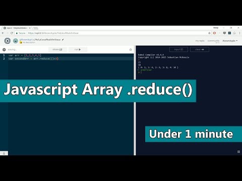 Javascript array reduce under 1 minute