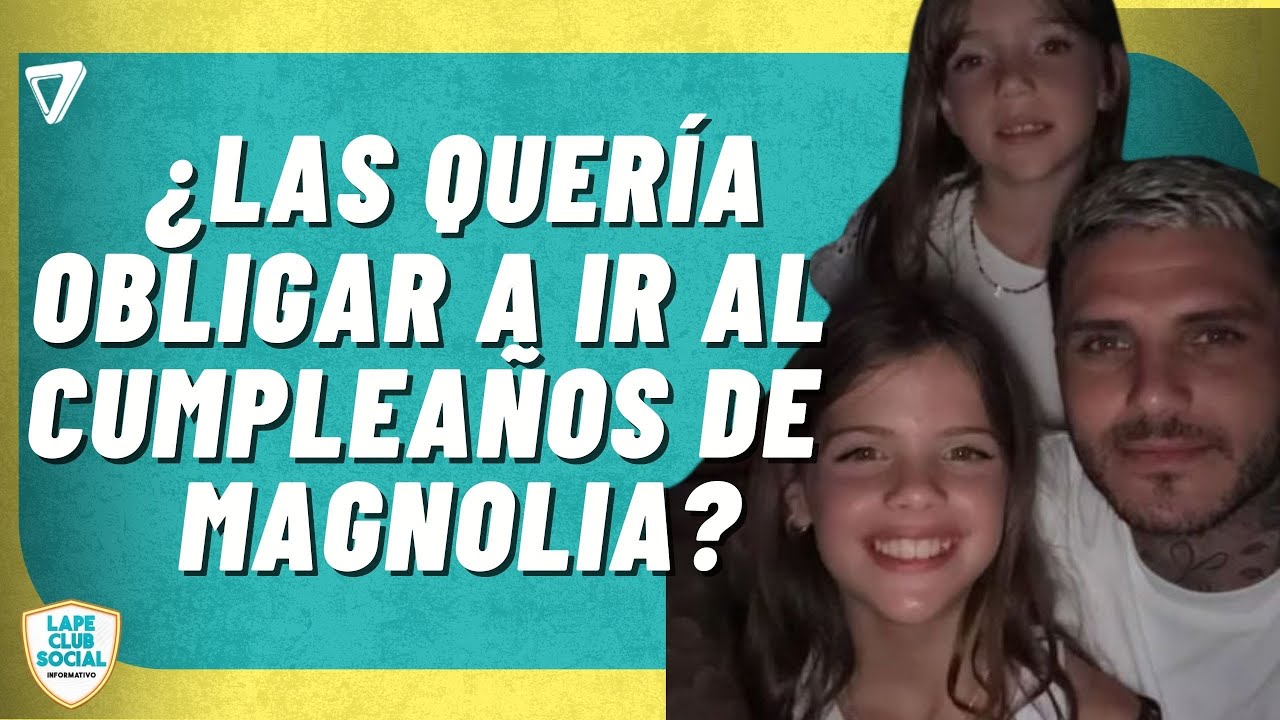 😱 Las hijas de Wanda NO fueron al cumple de Magnolia y explotaron los rumores