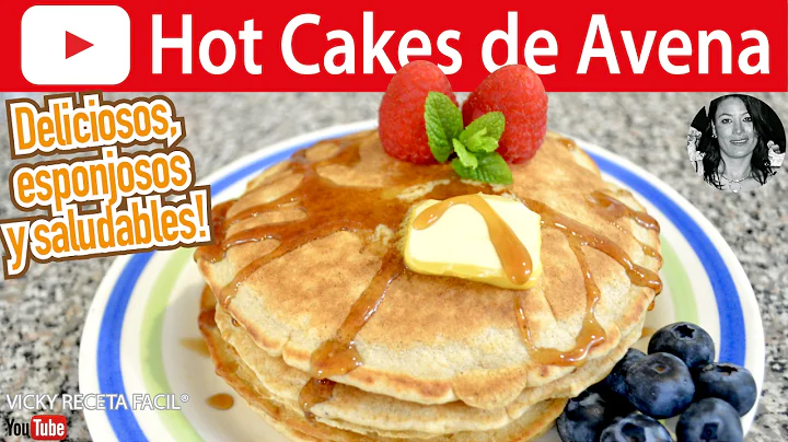 CMO HACER HOT CAKES DE AVENA SIN HARINA | OATMEAL ...