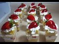 VASITOS DE TRES LECHES PARA NEGOCIO/ Mesa de postres