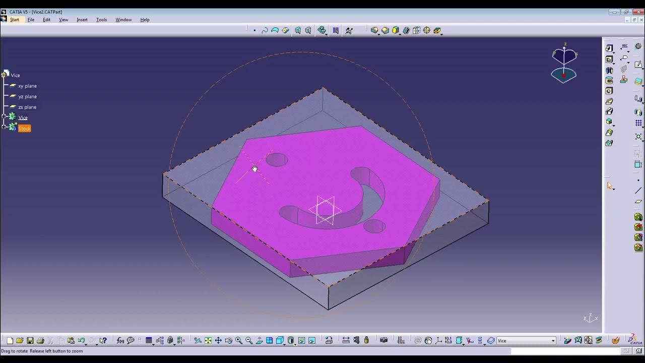 Prismatic Machining (CATIA V5) YouTube