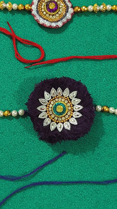Homemade Rakhis.