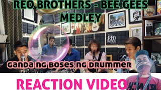 REO Brothers - Bee Gees Medley ( Stayin’ Alive , Night Fever \& More Than A Woman) (REACTION VIDEO)