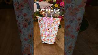 ✅ Problem solved with an odd-shape 🎁 #giftwrapping #giftideas #wrappinghacks