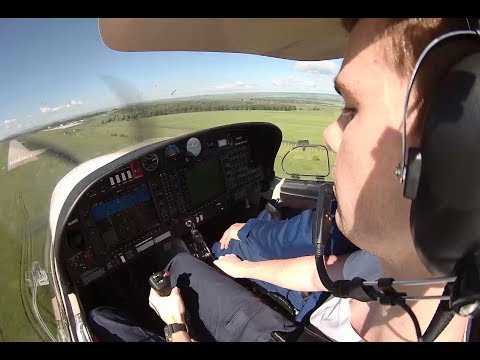 БЛУГА учебные полеты на Diamond DA40 NG | Flying the Diamond DA40 NG