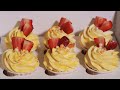 Приготовление ванильно малиновых капкейков / Making Vanilla Raspberry Cupcakes