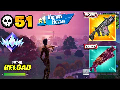 51 Elimination Solo "RANKED RELOAD" Wins Gameplay Chapter 7 (PS5 Controller)