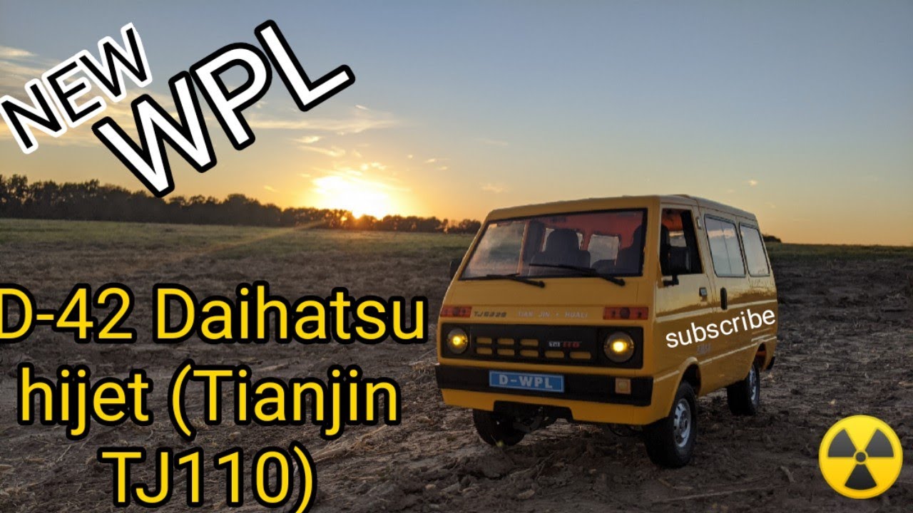 New WPL D-42 Daihatsu Hijet Van (TJ110 drift taxi) - YouTube