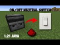 Minecraft 1.21: Easy Observer Switch Tutorial (On/Off/Neutral)