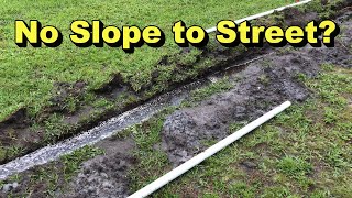 Best Way to Solve No Slope to the Street