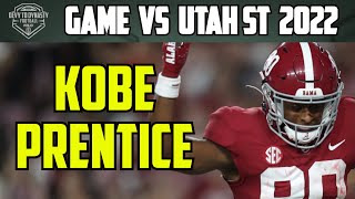 Alabama WR Kobe Prentice vs Utah State 2022