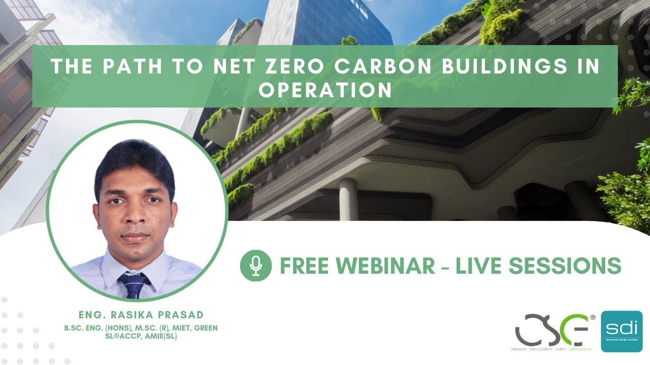 SDI Webinar - The Path to Net Zero Carbon Buildings in Operation - YouTube