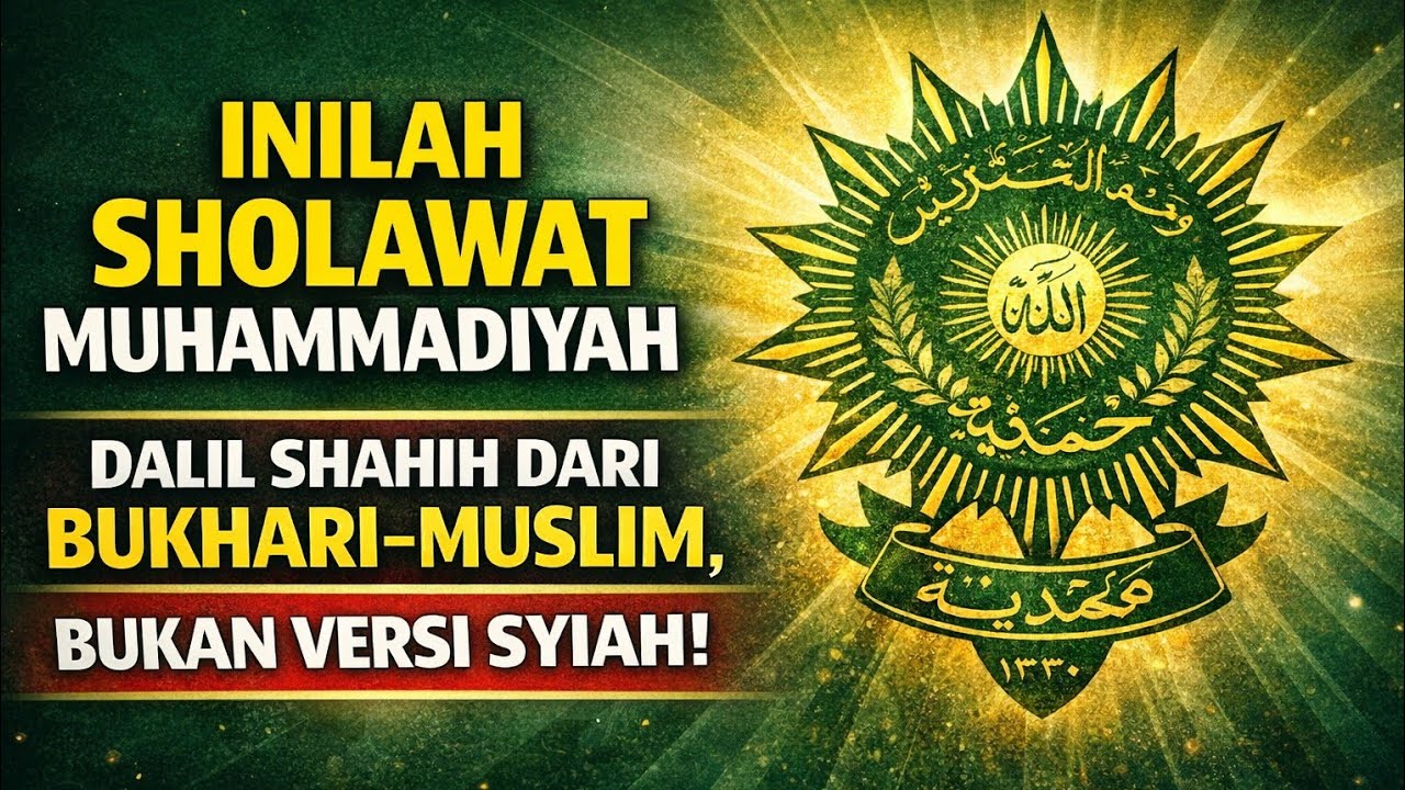 Inilah Sholawat Muhammadiyah: Dalil Shahih dari Bukhari–Muslim, Bukan Versi Syiah!