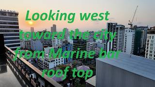 Last days in Danang visiting a rooftop bar before my early morning return to Saigon