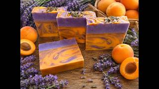 Lavender & Spring Apricot cold process soaps