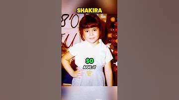 Shakira’s EVOLUTION: From Colombian Starlet to Music Queen 👑💃 (1977-2025) #evolution #shorts