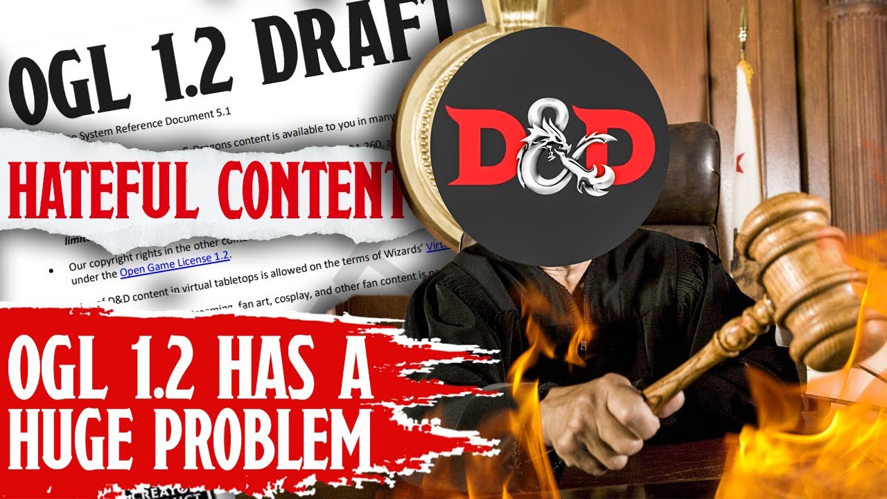 OGL 1.2's HATEFUL CONTENT Clause Is a HUGE Problem...