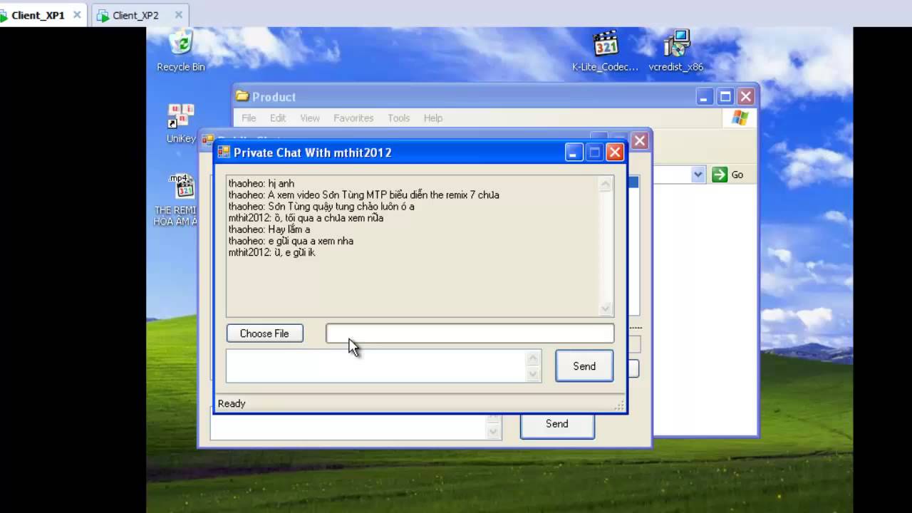 Demo - Ứng dụng chat - Đồ án Socket MMT - YouTube