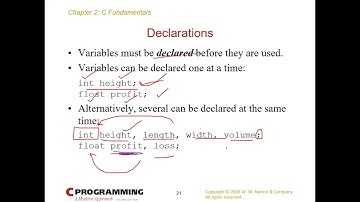 C Fundamentals & Formatted I/O -Chapter 2 ends and 3 starts