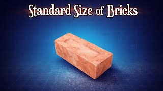 Information What are the Standard Size of Bricks // Standard Brick Size As per BIS Code // News
