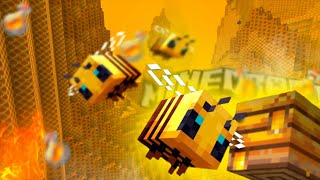 проклятый пчелиный мир в майнкрафт!!выживание minecraft!!!!!