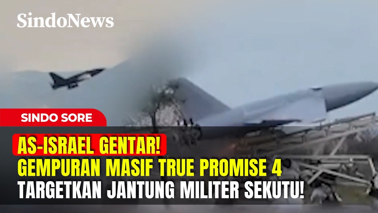 GAGAL HALAU HIPERSONIK! Sistem Pertahanan Israel Tak Berkutik Hadapi Rudal TERCEPAT Iran | SindoSore